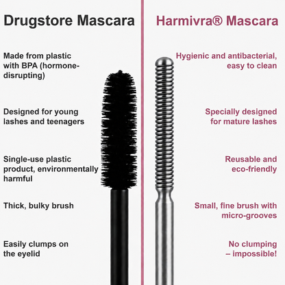 Harmivra® Upgraded Waterproof Fibre Mascara 💧 – Fuller, Longer Lashes
