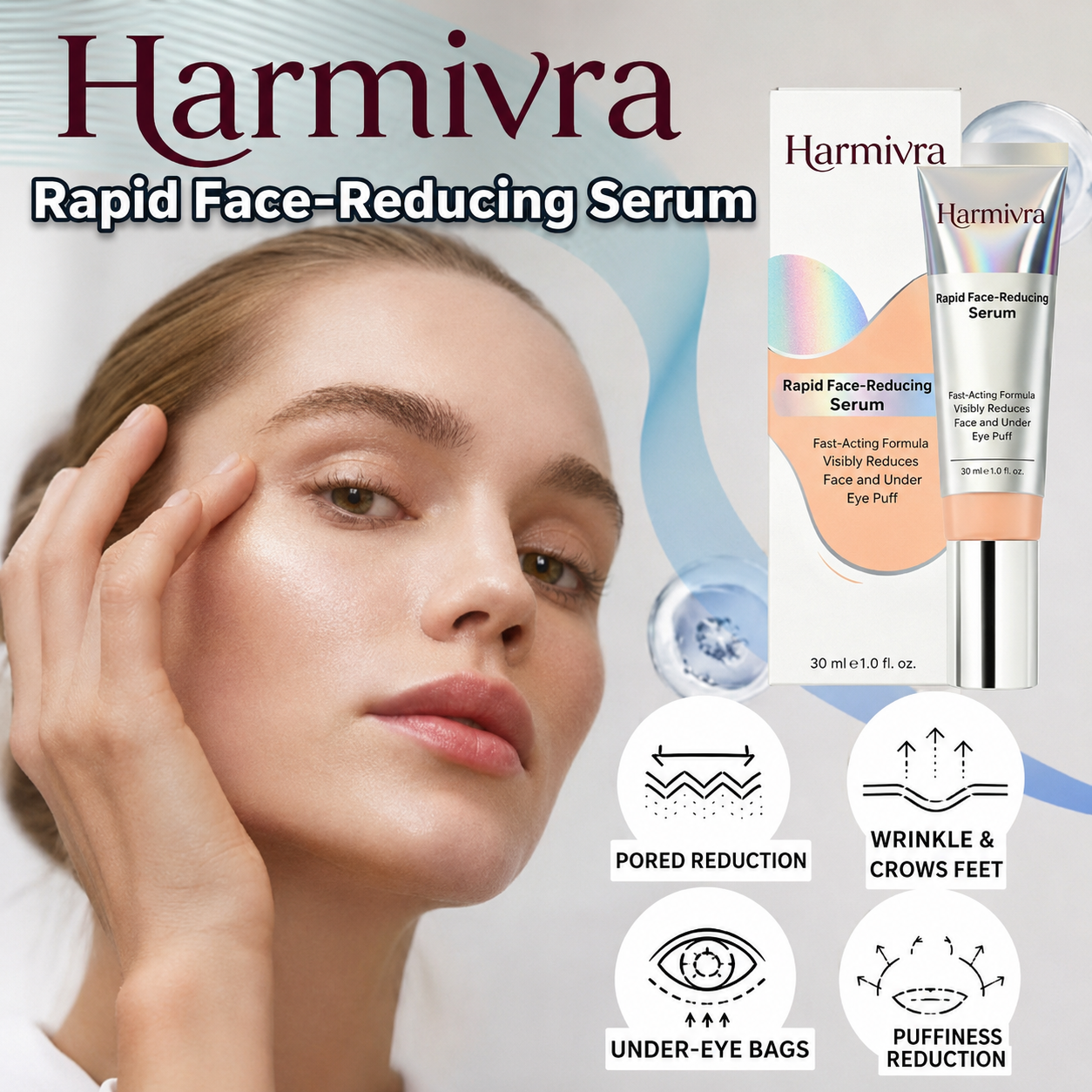 Harmivra | Instant Face Temporary Tightener – Instant visible results in 60 seconds