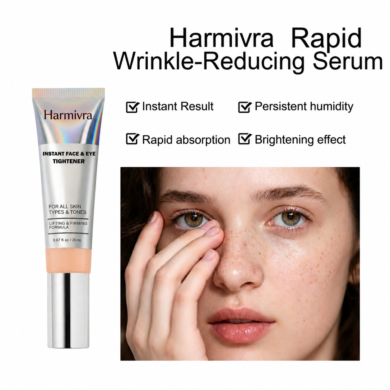 Harmivra | Instant Face Temporary Tightener – Instant visible results in 60 seconds