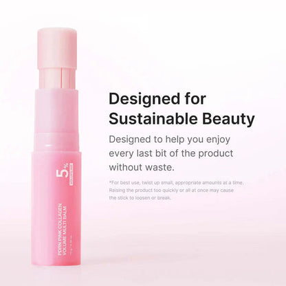 Harmivra | PINK – PDRN Collagen  Volume Balm Stick | Instant Plump & Glow