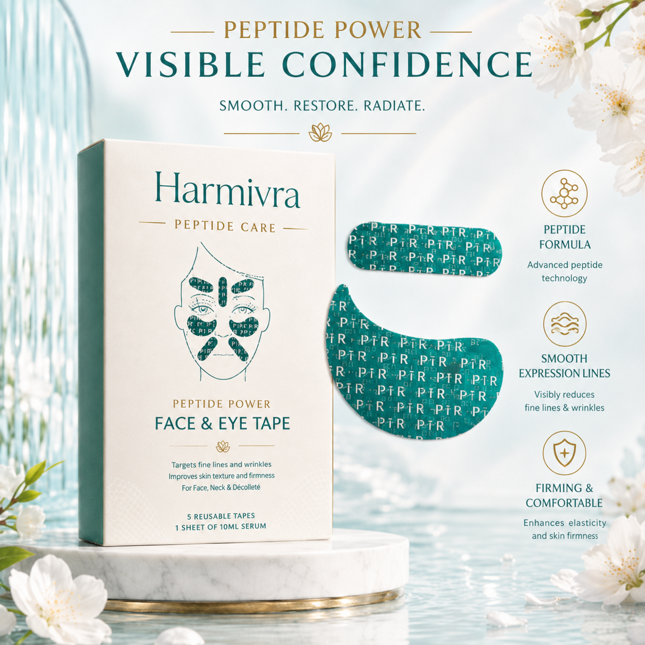 Peptide Face & Eye Tape