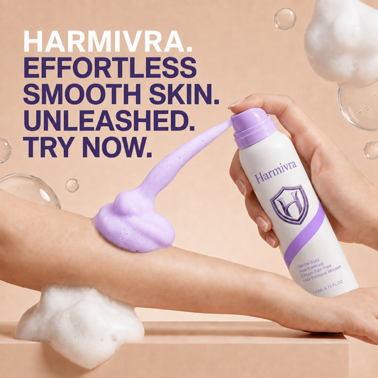Gentle Hair Removal Cream for Sensitive Skin – Aloe & Hyaluronic Acid