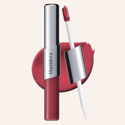 Perfect Twin Lip — Dual-Ended Liquid Lipstick with Velvet Matte Color and Glossy Shine