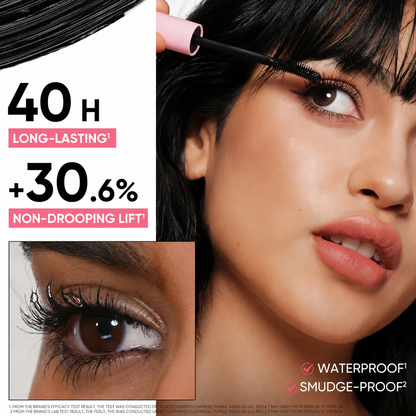 Harmivra 8X Volumizing Waterproof Mascara – 24H Long-Lasting, Smudge-Proof Lash Lift