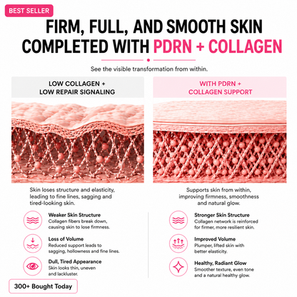 Harmivra | PINK – PDRN Collagen  Volume Balm Stick | Instant Plump & Glow