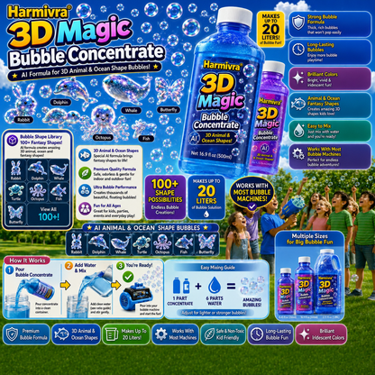 Harmivra®  Bubble Concentrate Animal & Ocean Fantasy Theme