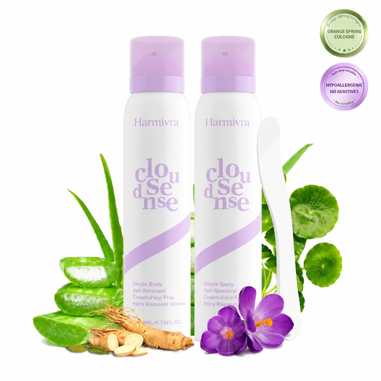 Gentle Hair Removal Cream for Sensitive Skin – Aloe & Hyaluronic Acid